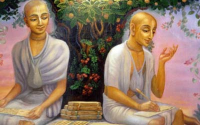Rupa and Sanatana Goswami at Kamyavan