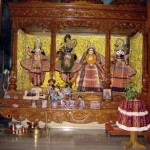 Altar of Sri Krishna Chaitanya Math