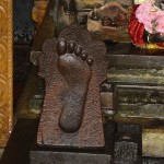 Footprint of Gadadhara Pandit