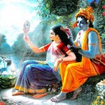 Radharani and Krishna at Shringar Vata