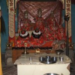 Saligram Mandir altar