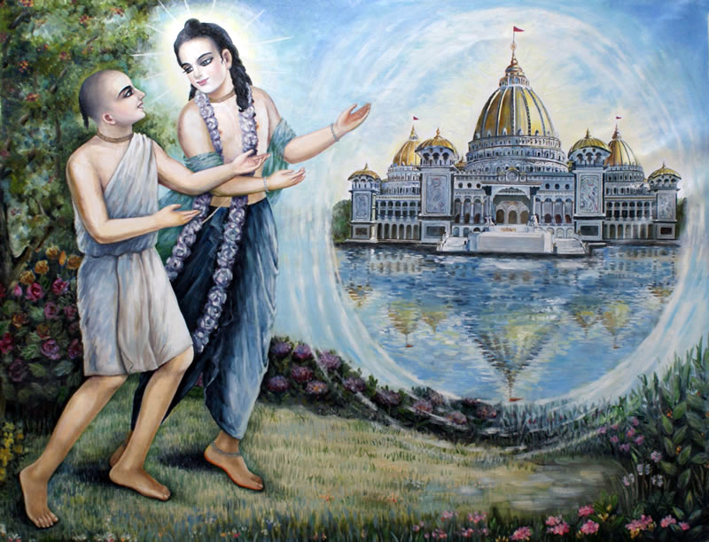 Jiva Goswami and Lord Nityananda