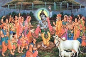 Radhanath Swami on Krishna lifts Govardhan
