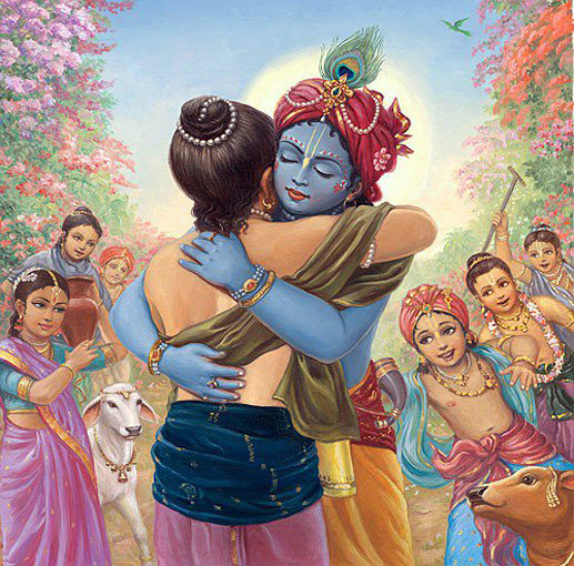 Krishna in vrindavan