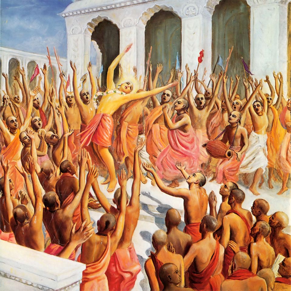 Lord Caitanya Dances in Harinaam Sankirtan