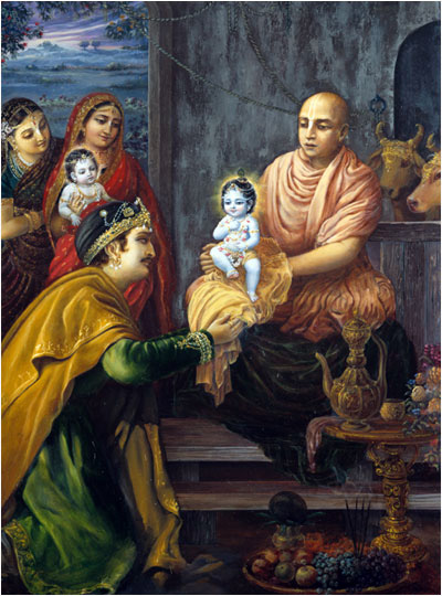 Naming ceremony of krishna
