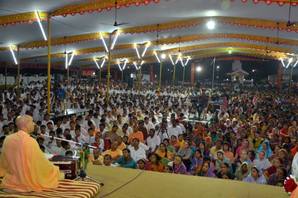 Radhanath Swami speaks at udupi yatra