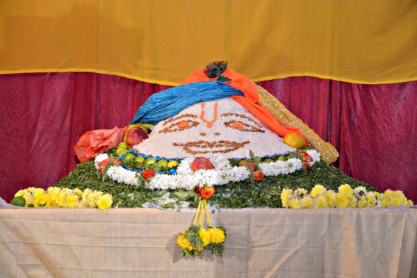 Sri Giriraj Govardhan made during Radhanath Swamis Hampi Yatra